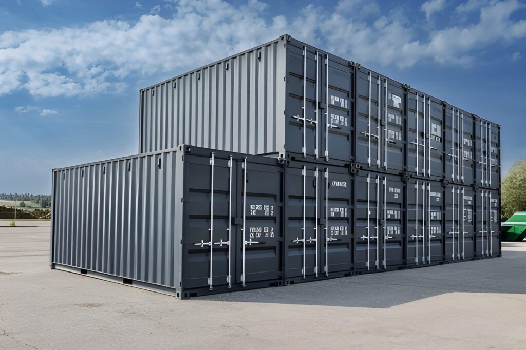 Shipping containers used for secure storage in South Africa